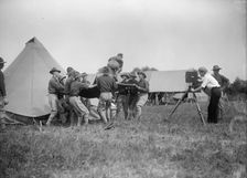 National Guard of D.C. - Field Tactics, 1915. Creator: Harris & Ewing