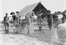 National Guard of D.C. in Camp, 1916. Creator: Harris & Ewing