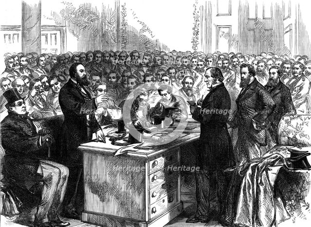 National Education: deputation to the Prime Minister, 1870. Creator: Unknown.