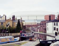 National Indoor Arena, King Edwards Road, Birmingham, 01/05/1991. Creator: John Laing plc