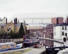 National Indoor Arena, King Edwards Road, Birmingham, 01/05/1991. Creator: John Laing plc