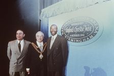 National Indoor Arena, King Edwards Road, Birmingham, 04/10/1991. Creator: John Laing plc
