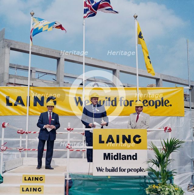National Indoor Arena, King Edwards Road, Birmingham, 12/07/1990. Creator: John Laing plc.