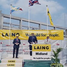 National Indoor Arena, King Edwards Road, Birmingham, 12/07/1990. Creator: John Laing plc