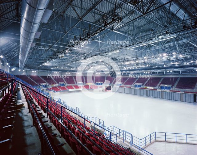 National Indoor Arena, King Edwards Road, Birmingham, 26/07/1991. Creator: John Laing plc.