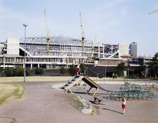 National Indoor Arena, King Edwards Road, Birmingham, c July 1990. Creator: John Laing plc