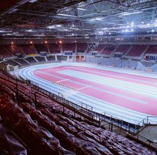 National Indoor Arena, King Edwards Road, Birmingham, c July 1991. Creator: John Laing plc