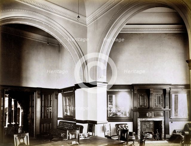 National Liberal Club, Whitehall Place, Westminster, London, 1887. Artist: Bedford Lemere and Company.