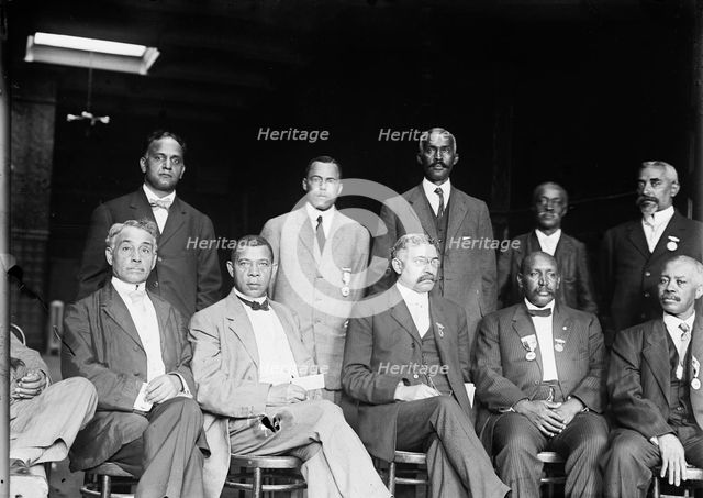 National Negro Business League Executive Committee, approx. 1910. Creator: Bain News Service.