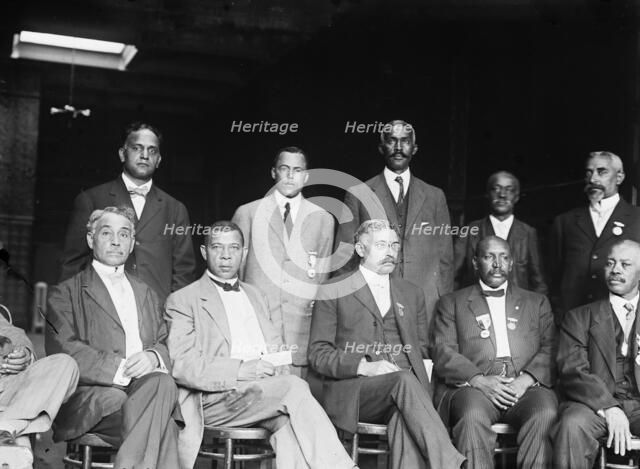 National Negro Business League Executive Committee, [approx 1910]. Creator: Bain News Service.