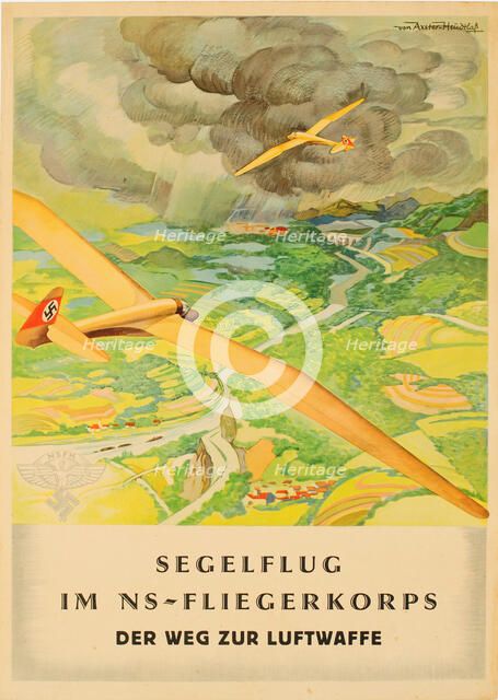 National Socialist Flyers Corps - the way to the Luftwaffe, Early 1940s. Creator: Axster-Heudtlass, Werner von (1898-1949).