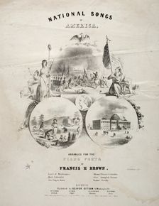 National Songs of America - Sheet Music Cover. Creator: Winslow Homer (American, 1836-1910)