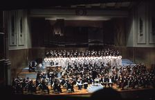 National Philharmonic Orchestra of Spain during a concert in Madrid