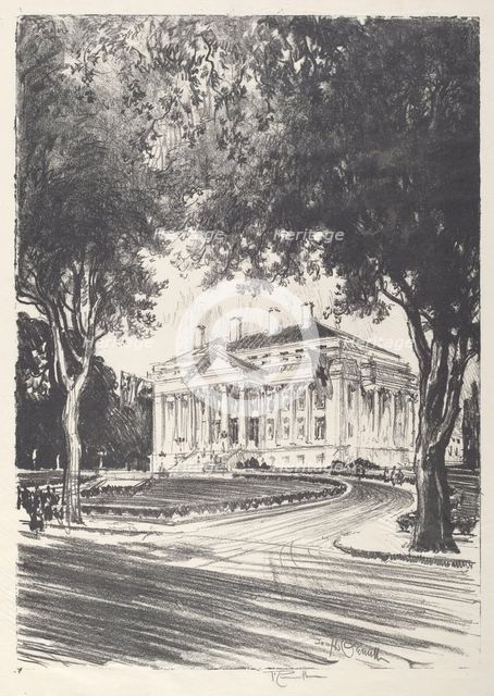 National Red Cross Headquarters, Washington, 1919. Creator: Joseph Pennell.
