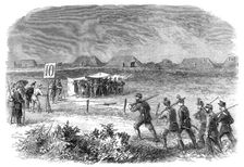 National Rifle Association meeting at Wimbledon: firing at the 200 yards range on Thursday week,1861 Creator: Unknown