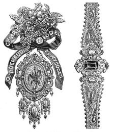 National token from South Wales to the Princess of Wales, 1864. Creator: Unknown