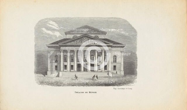 National Theatre Munich, Mid of the 19th century. Creator: Hébert, J. (active Mid of the 19th cen.).