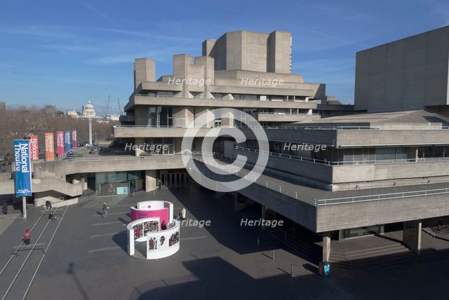 National Theatre, South Bank, London, England, UK, 16/3/10.  Creator: Ethel Davies.