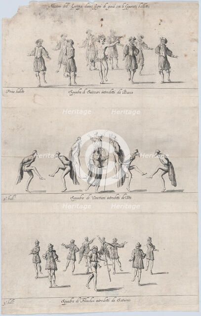 Nations of Europe ballets, 17th century., 17th century. Creator: Anon.
