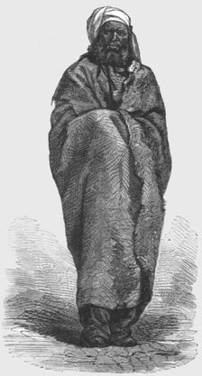 Native of Mussouri; Black Bear Shooting in the Himalayas 1875. Creator: Unknown