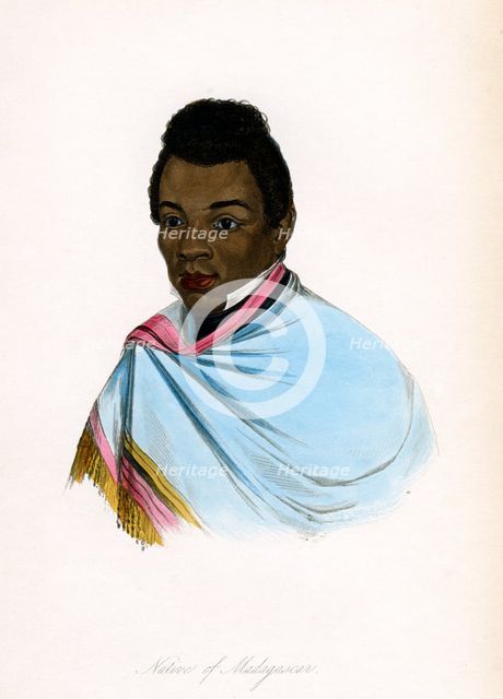 'Native of Madagascar', c1850.Artist: James Prichard