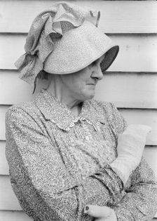 Native of North Carolina, member of Wheeley Church..., near Gordonton, North Carolina, 1939. Creator: Dorothea Lange