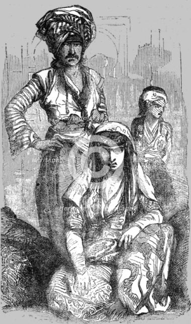 'Native of Laristan, and an Armenian Woman', 1854. Creator: Unknown.