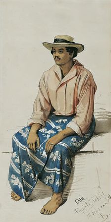 Native of Tahiti, 1859. Creator: Joseph Selleny