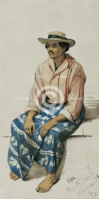 Native of Tahiti, 1859. Creator: Joseph Selleny.