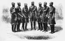 Native Officers of the Bengal Irregular Cavalry c1891. Creator: James Grant