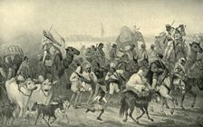 Native Auxiliaries Hurrying to Delhi c1850s, (1901). Creator: George Francklin Atkinson