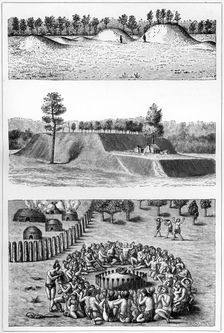 Native American archaeological sites, USA, 1901