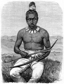 Native American California, 19th century.Artist: Gustave Boulanger