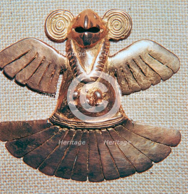 Native American gold condor. Artist: Unknown