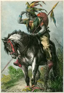 Native American scout, c1870