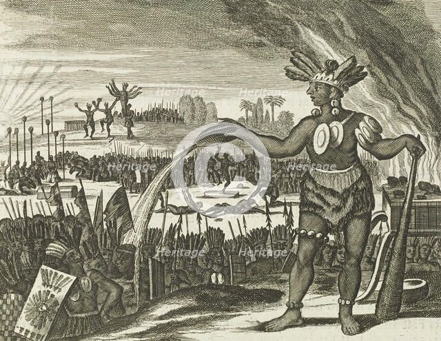 Native Americans, 1671. Creator: Unknown.