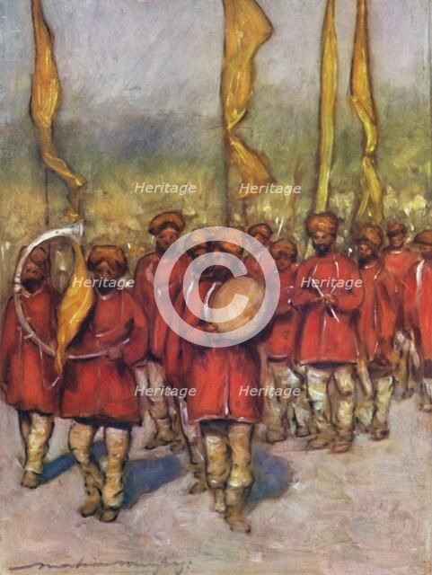 'Native Bards from the Cutch State', 1903. Artist: Mortimer L Menpes.