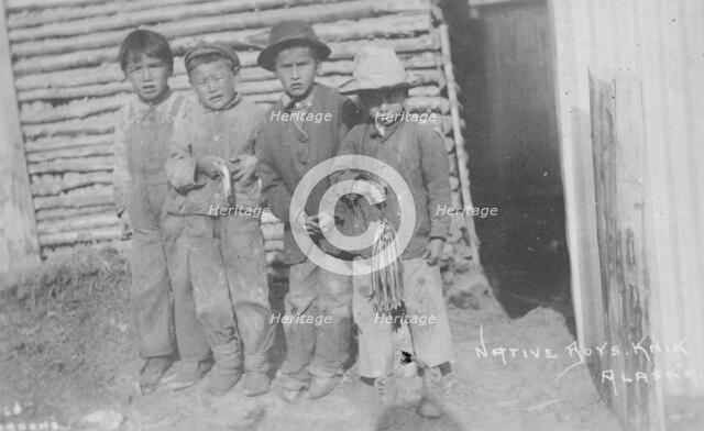 Native boys, between c1900 and c1930. Creator: Unknown.