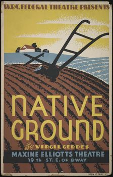 Native Ground, New York, [1937]. Creator: Unknown