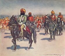 Native Horsemen in the Review of Native Retainers 1903. Artist: Mortimer L Menpes