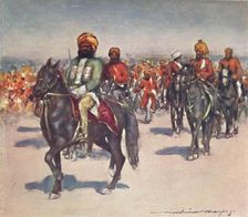 Native Horsemen in the Review of Native Retainers 1903. Artist: Mortimer L Menpes