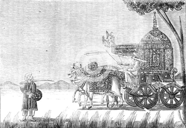 Native King's Carriage, 1857. Creator: Unknown.