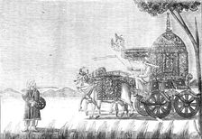 Native King's Carriage, 1857. Creator: Unknown