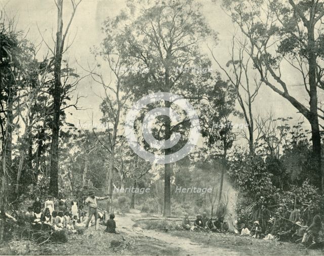 'Native Sports, Lake Tyers', 1901. Creator: Unknown.