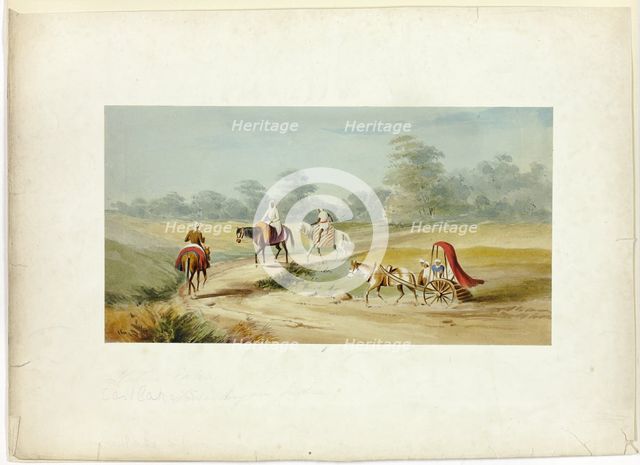 Native Traveling in India, n.d. Creator: Unknown.