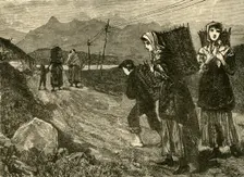 Natives Going for Peat 1898. Creator: Unknown