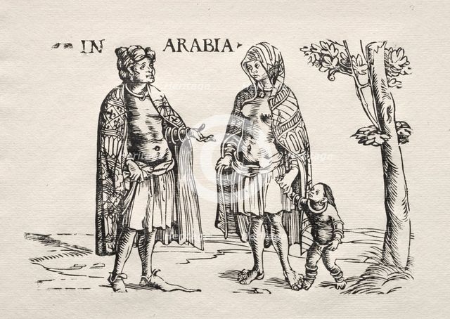 Natives of Arabia and the Indies. Creator: Hans Burgkmair (German, 1473-1531).