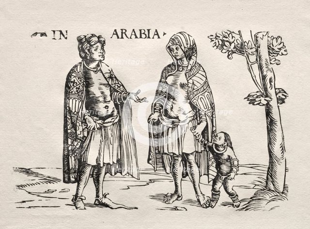 Natives of Arabia and the Indies. Creator: Hans Burgkmair (German, 1473-1531).