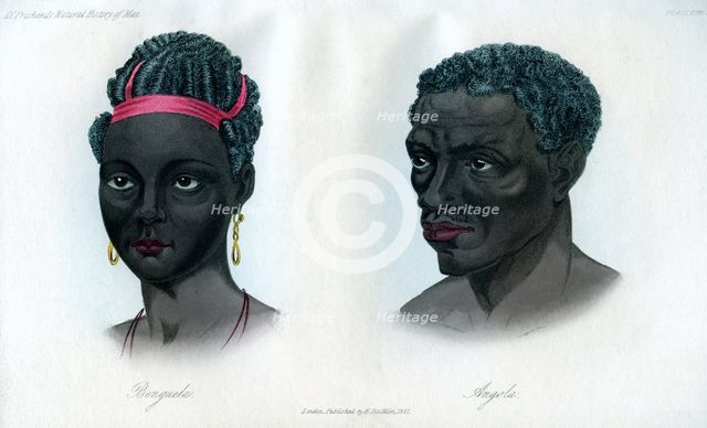 Natives of Benguela and Angola, 1848. Artist: Unknown