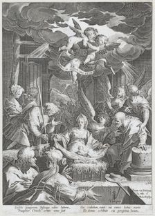 Nativity, 1588. Creator: Aegidius Sadeler II